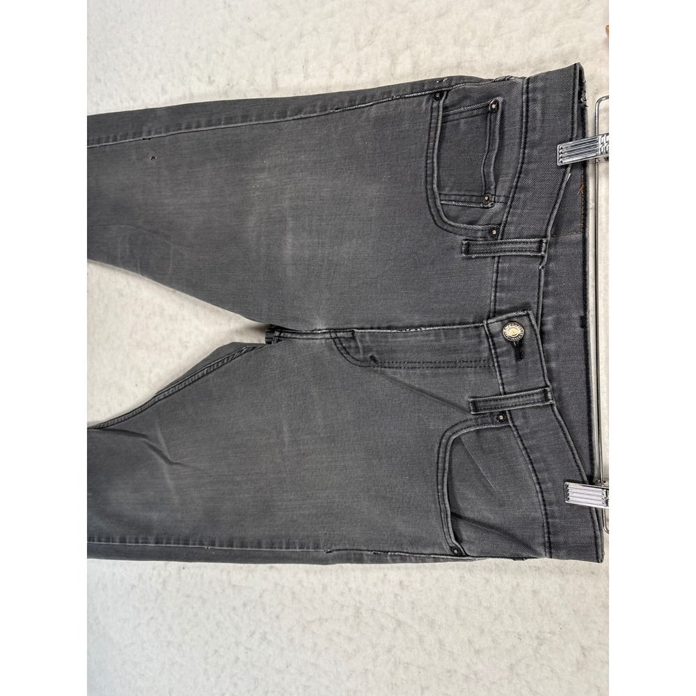 Levis 514 Straight Fit Jeans Mens 34x32 Gray Faded Denim Pants 00514-0435